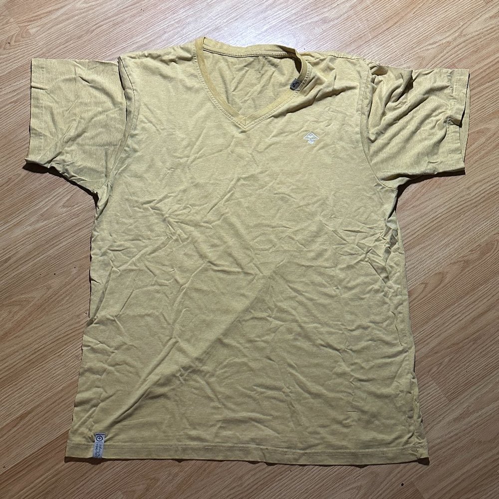 Lifted Research Group (LRG) V Neck Tee Shirt Khaki (2012)